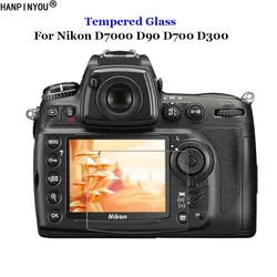 For Nikon D7000 D90 D700 D300 D300S Clear Tempered Glass 9H 2.5D Camera LCD Screen Protector Protective Film