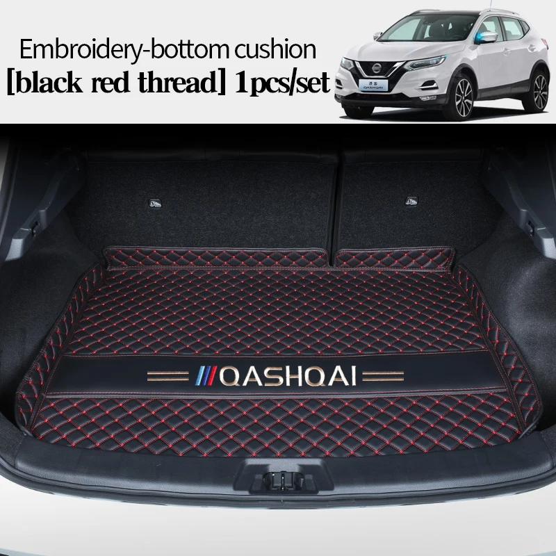 Tapis De Coffre En Caoutchouc TPE Pour Nissan Qashqai J11 2014-2021 - Bord Haut Antidérapant