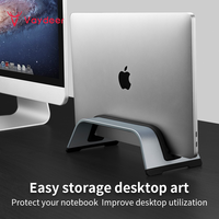 Aluminum Vertical Laptop Stand Laptop Holder Compatible with MacBook/iPad and More Notebook Laptops