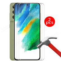 protective Glass For Samsung galaxy S21 FE S 21 21FE S21FE 5G case protector 2PCS tempered Glasses galaxy S21 FE 2021 G990B Glas