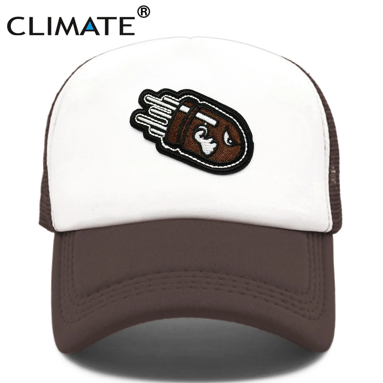 CLIMATE N-bomb Bomb Cap Nuclear Bomb Trucker Cap Bomb Atomic Cap Nuke Hat Little Boy Baseball Cap Cool Summer Mesh Hip Hop Cap