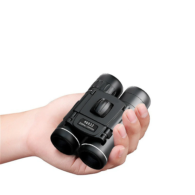 Mini telescopio plegable de largo alcance de 2000M, óptica BAK4 FMC para Deportes de caza, viajes de acampada al aire libre, binoculares potentes HD 40x22