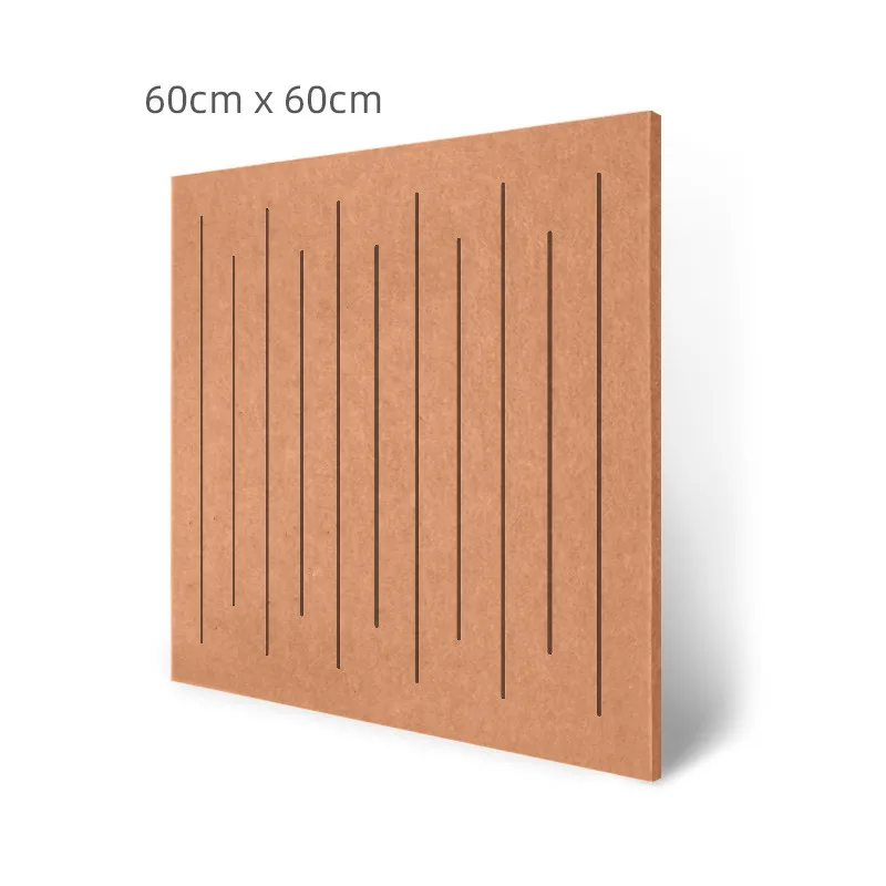 

Custom Polyester Acoustic Ceiling Wall Panel Board Sound-absorbing Diffuser E0 Grade Theatre KTV Studio Panels 600x600mm 8pc