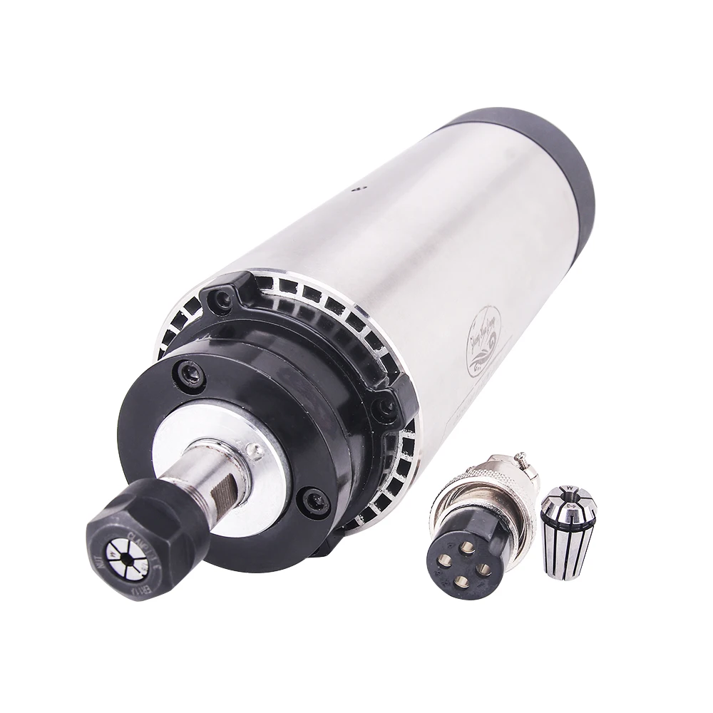 0.8kw Air cooled Spindle Motor 110V/220V Spindle 24000rpm 800W 65mm ER11 Air cooling CNC Spindle for CNC Router Machine