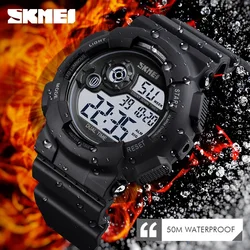 SKMEI Luxury Military Sports Watches Waterproof LED Men Digital Watch S Shock Outdoor Electronic Watch Men Relogios Masculino