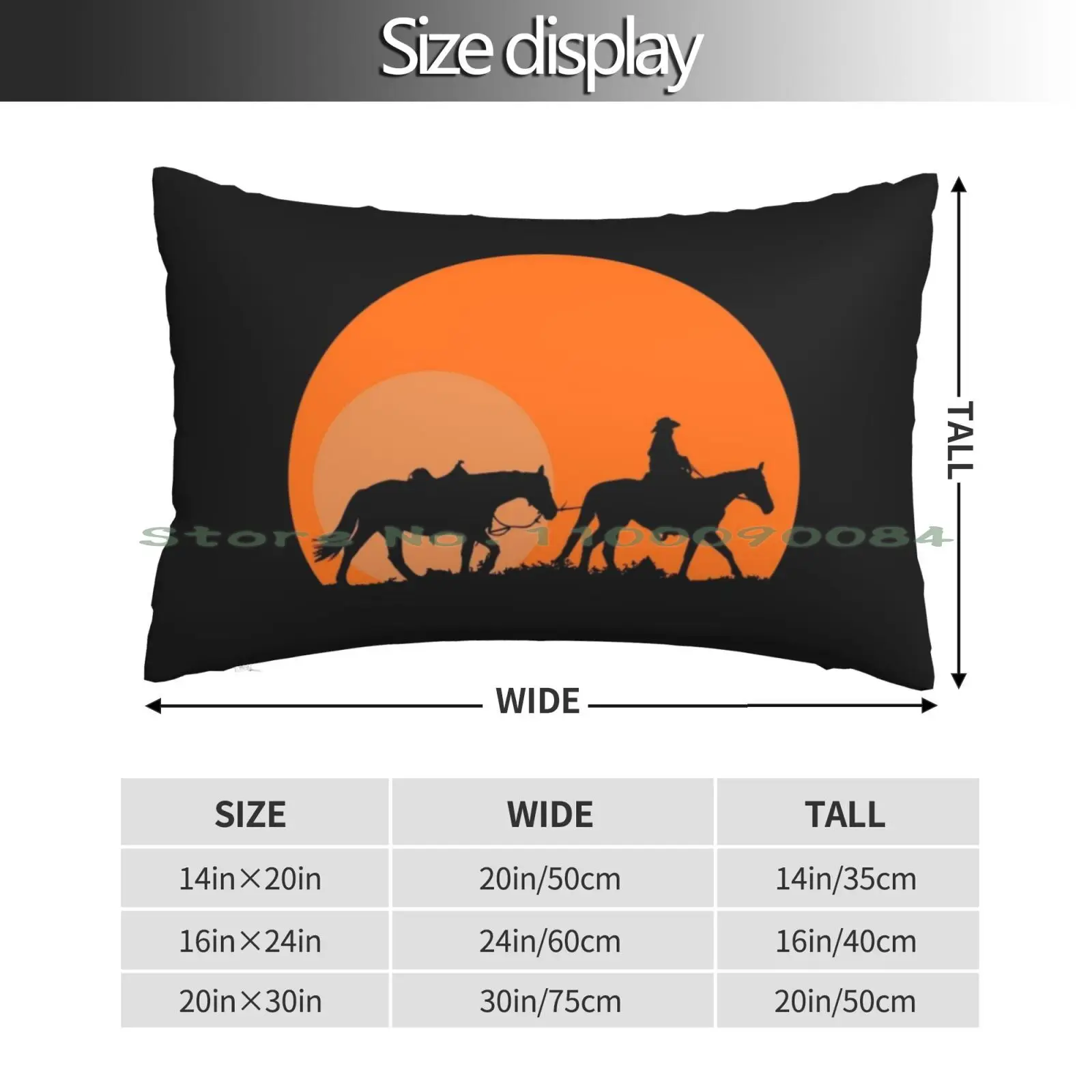 Horses On The Dark Side Pillow Case 20x30 50*75 Sofa Bedroom Live Iglesias Concert Cover World America 2021 Long Rectangle