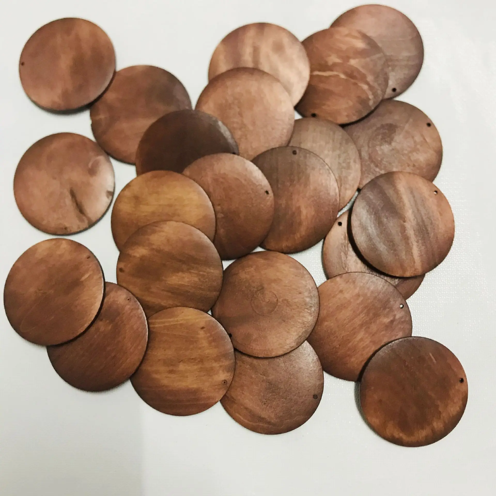 Makersland 5pcs/10pcs Wood Beads For Jewelry Making Beads For Keychain Handmade Diy Accessories Wholesale 2021 Trend