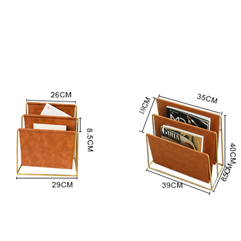 Magazine Rack Nordic Creative Bookshelf Newspaper Display Stand Suitable for Home Office Placement Magazine Holder Stand Display