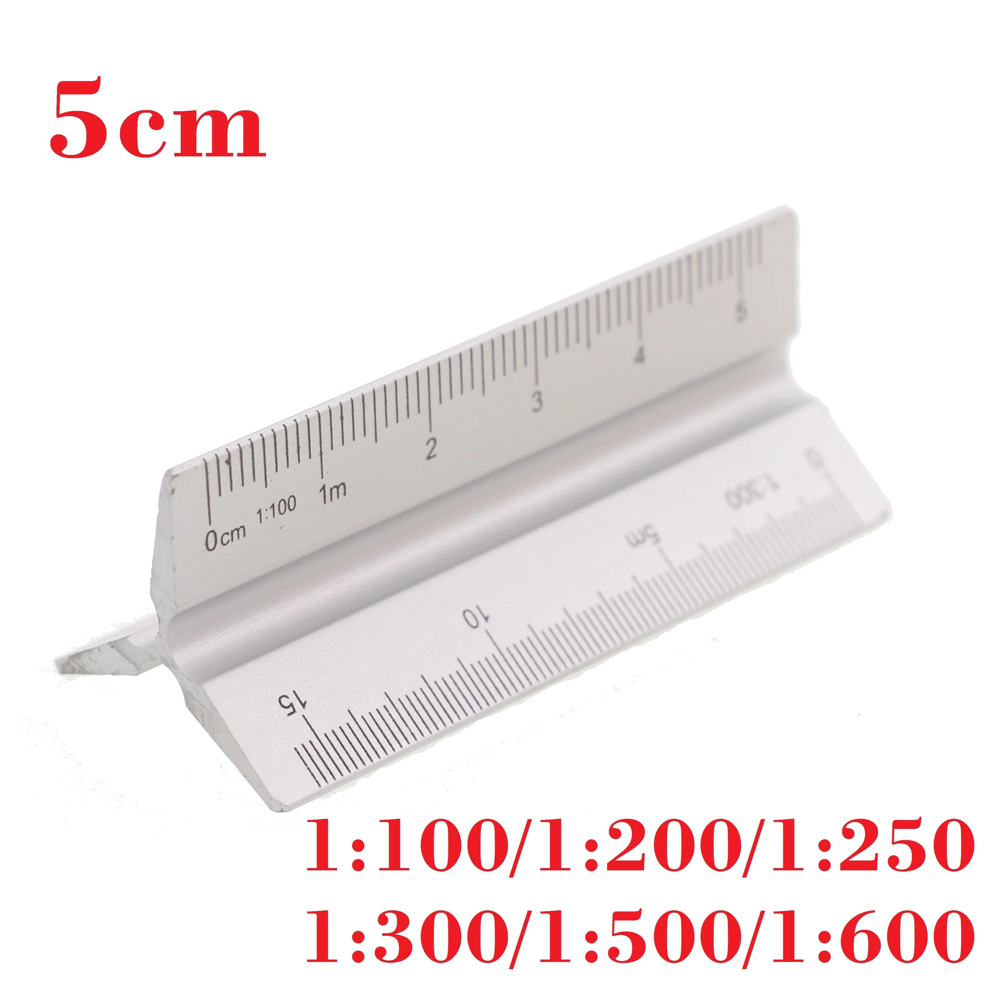 15cm 30cm Aluminum Triangular Scale Ruler Professional Measuring Kit Metal Regua Desenho for Architectural and Engineering