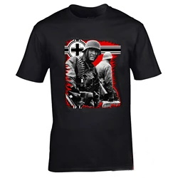 German Empire Battle Flag  Bundeswehr Soldier T-Shirt. Summer Cotton Short Sleeve O-Neck Mens T Shirt New S-3XL