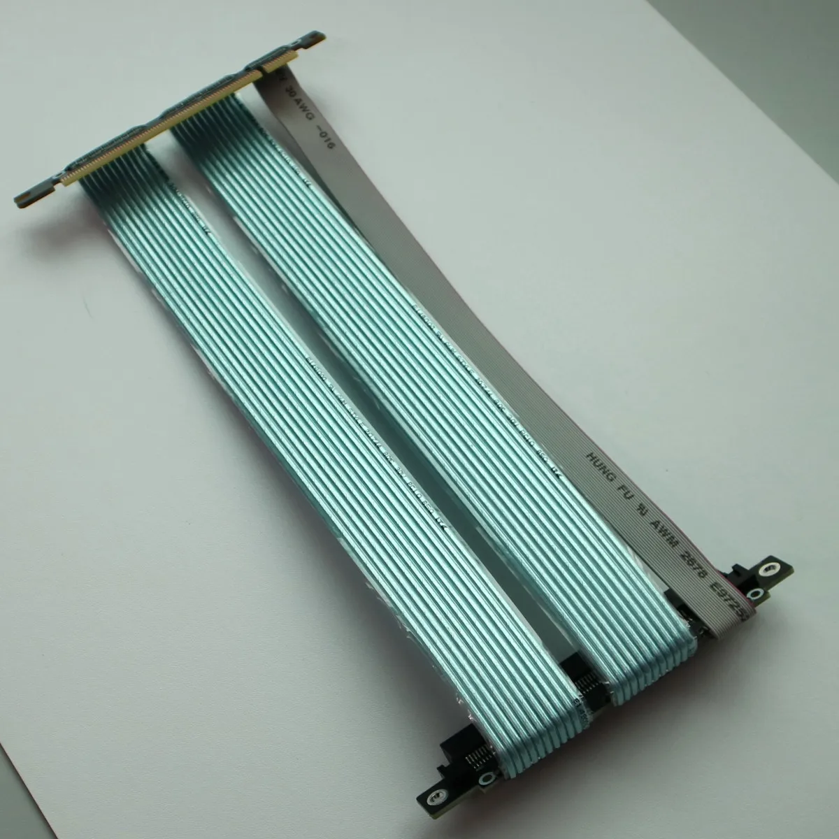 ADT-link PCI-E X16 4.0 كابل تمديد بطاقة الرسومات كامل السرعة مستقرة ITX A4 الهيكل المزدوج التوافق العكسي PCIe 16x