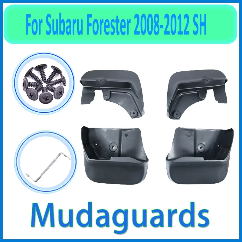 for Subaru Forester SH 2008 2009 2010 2011 2012 Fender Mudguard Mud Flaps Guard Splash Flap Car Accessories