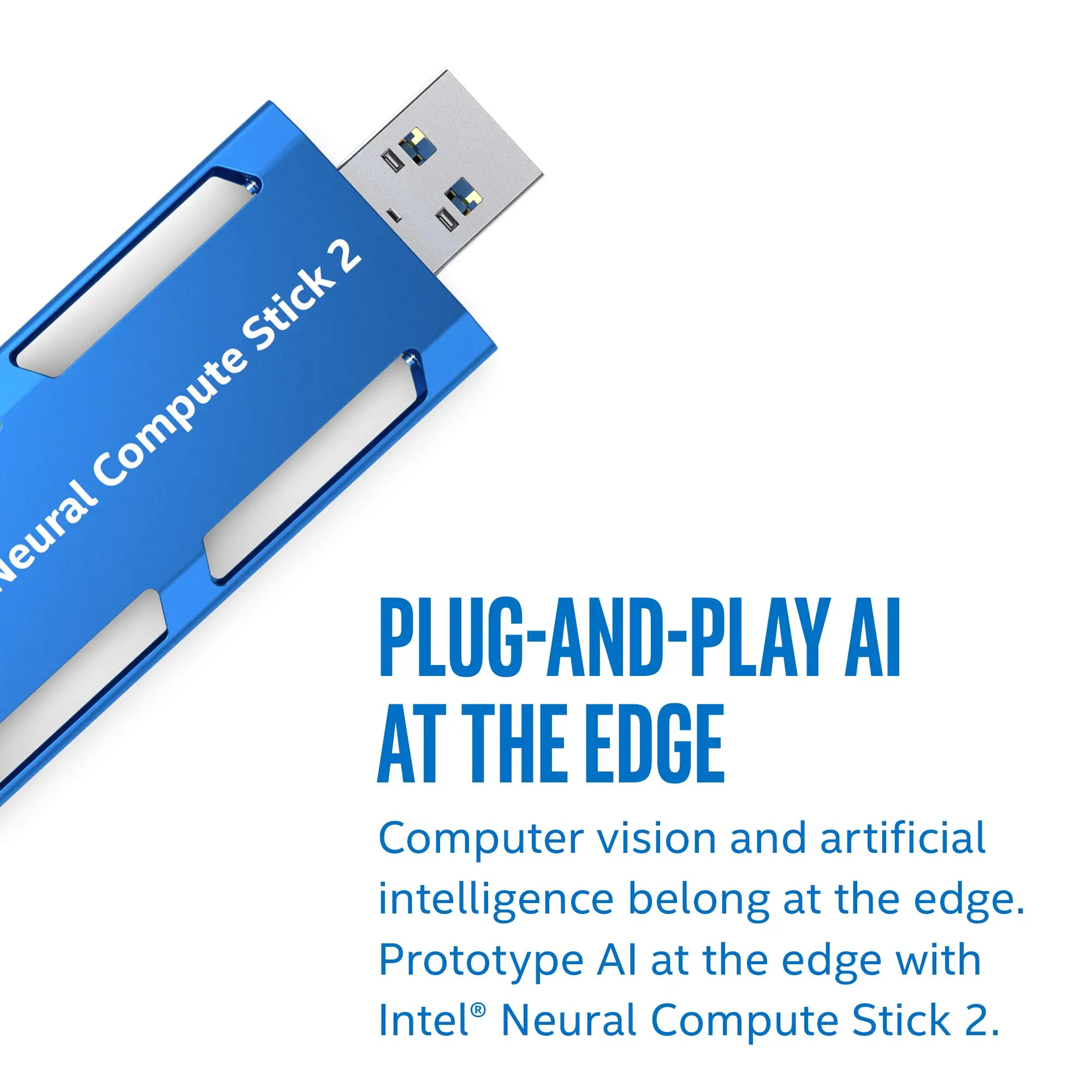 BlueRaven Intel® Neural Compute Stick 2 With Deep Learning Accelerator Powered By The Intel® Movidius™ Myriad™ X VPU