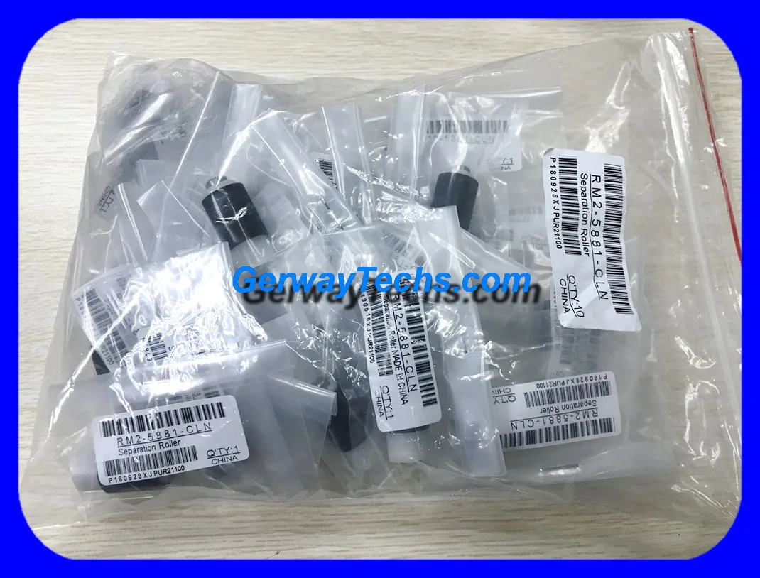 10 PZ RM2-5881 RM2-5881-000 RM2-5881-000CN HPColor LaserJet Pro M252dw M252n Vassoio 2 Rullo di Separazione