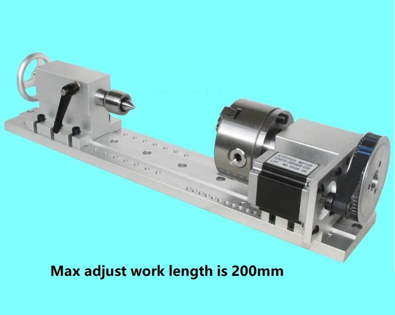 

Rotary table 4th axis fourth axis of the engraving machine (A axis, rotating axis, CNC indexing head)
