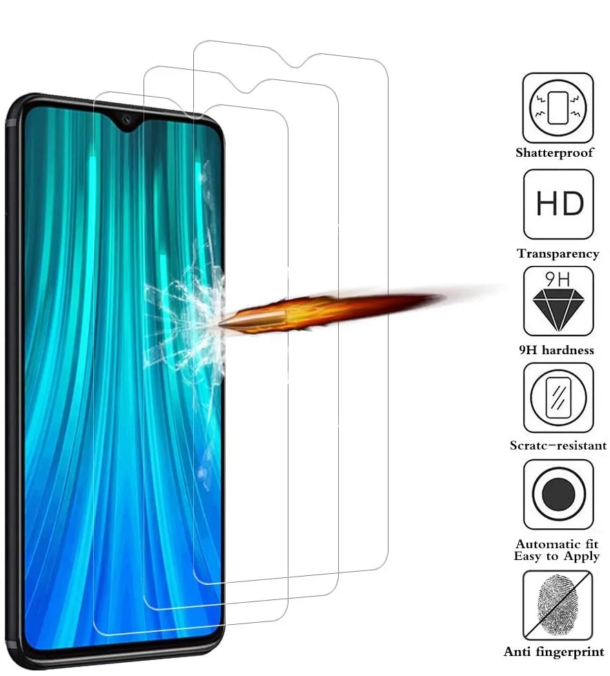 For Xiaomi Redmi 9C Glass For Redmi 9C Tempered Glass HD Screen Protector For Note 9 Pro 9T Redmi 8 9 9A 9C 9T Glass