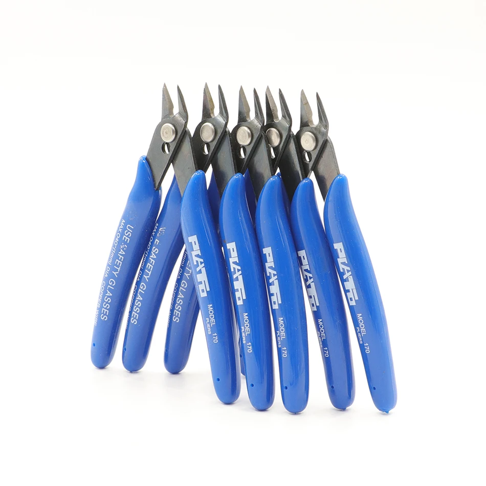 5PCS Model Plier Wire Plier Cut Line Stripping pliers 170 Cutting Plier Wire Cable Cutter Side Snips Flush Pliers Tools