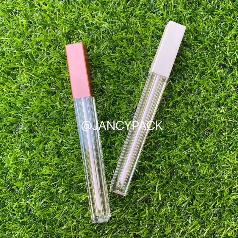 2ML10pcs/lot Empty Lip Gloss Tube Plastic Lipgloss Bottle Container Reffilable Lip Glaze Bottle Cosmetic Packaging Container
