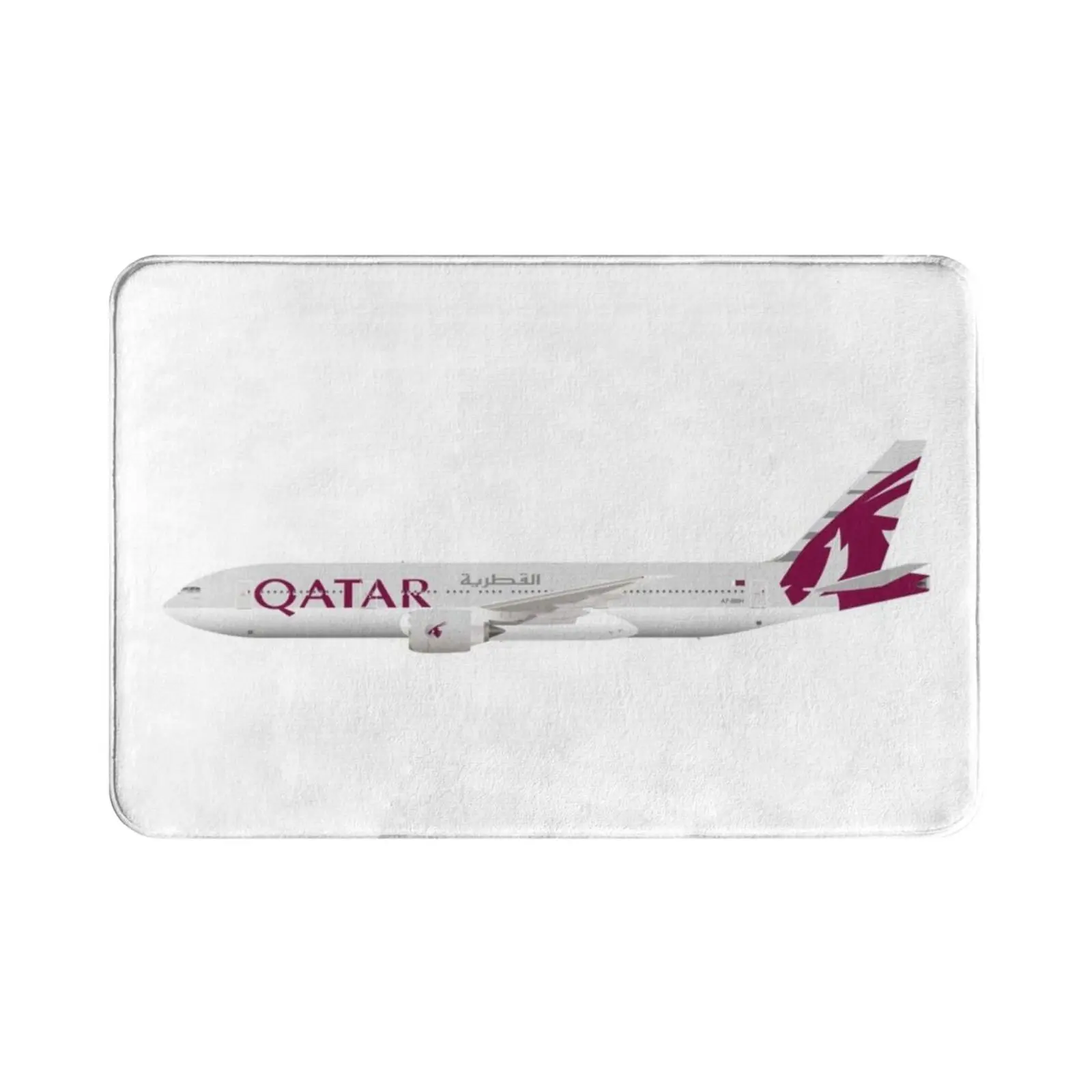 In Uniform-B777-Qatar Airways Carpet Mat Rug Cushion Soft Qatar Airways Aviation Boeing 777