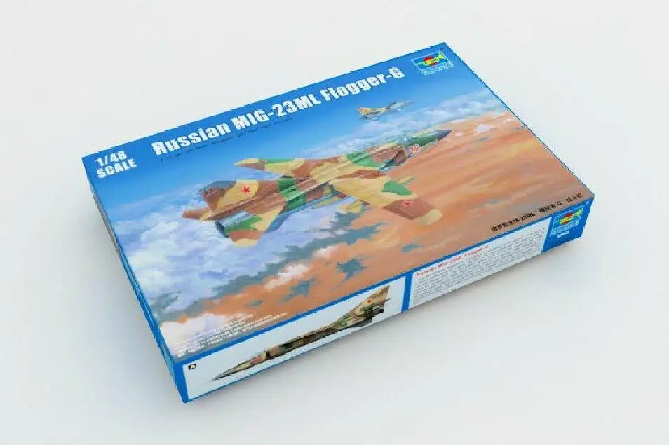 

Trumpeter Model model 02855 1/48 Russian MIG-23ML Flogger-G plastic model kit