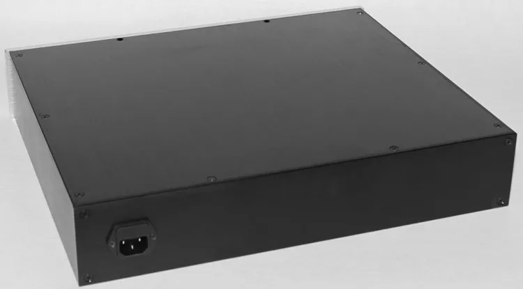 425x80x350mm Aluminum Rear Class A Power Amplifier PSU Preamp Case Headphone Shel DAC Enclosure Hi End Anodized Chassis Housing