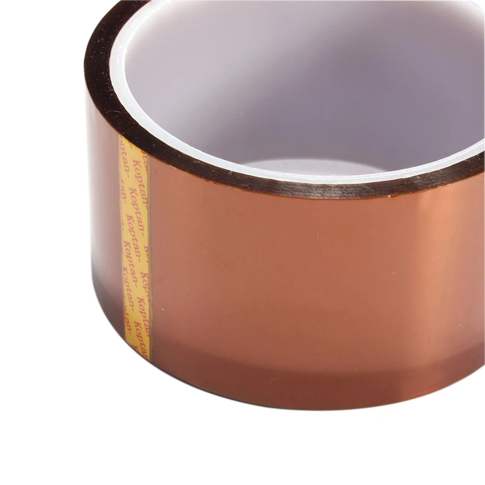 33M(100ft) Polyimide Gold BGA Tape Heat Tape Thermal Insulation Tape High Temperature Resistant Tape