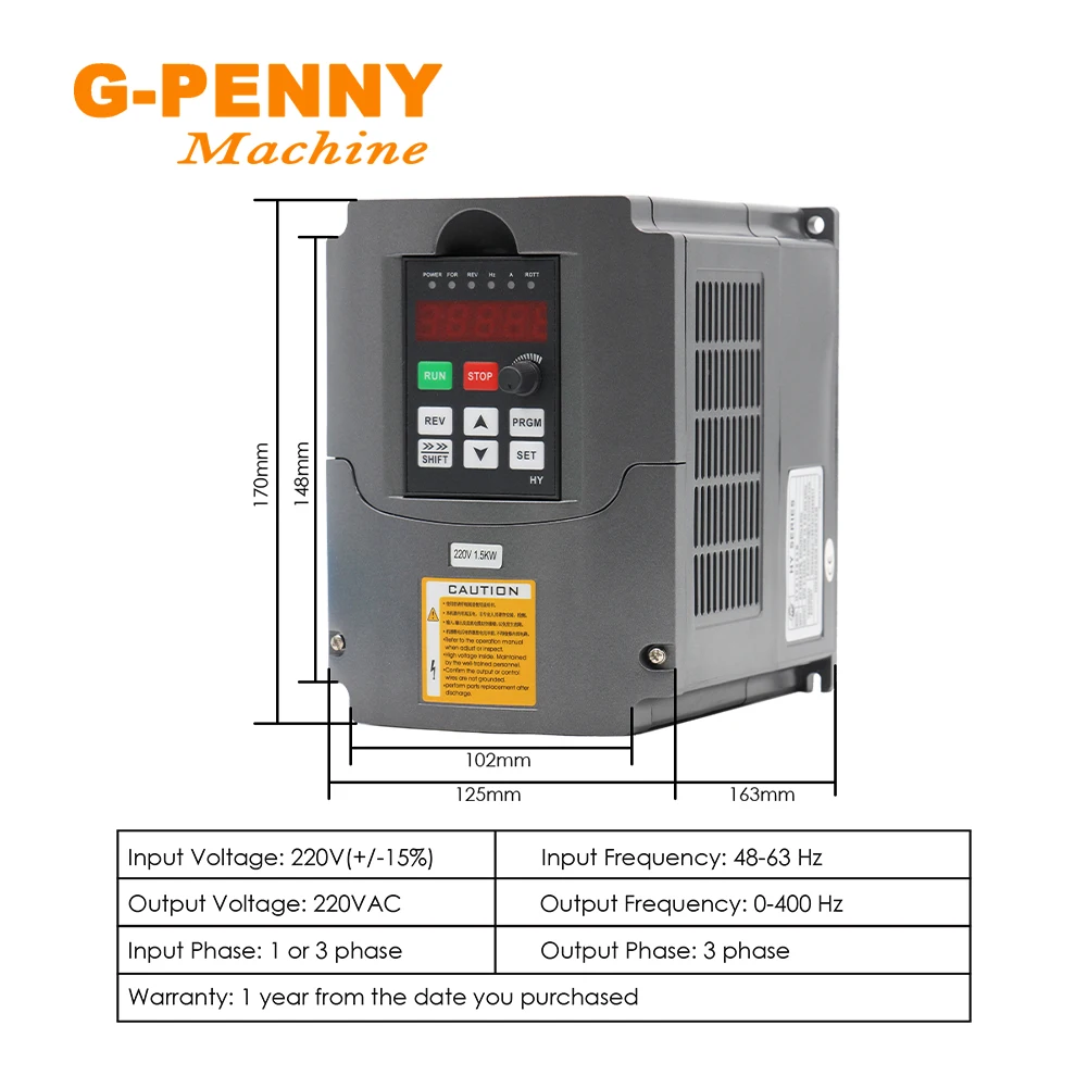 Imagem -03 - G-penny 1.5kw Refrigerado a Água do Motor do Eixo Er16 Rolamentos 80x220 mm & 1.5kw Vfd Inversor & 80 mm Suporte & 75w Bomba de Água