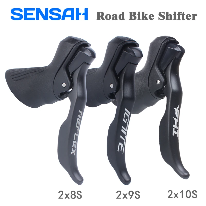 SENSAH Road Bike 8/9/10 Speed Shifter 2*8 2*9 2*10S Brake Lever Bike Shift Cable Gear Lever Brake For Shimano Sora Tiagra Claris