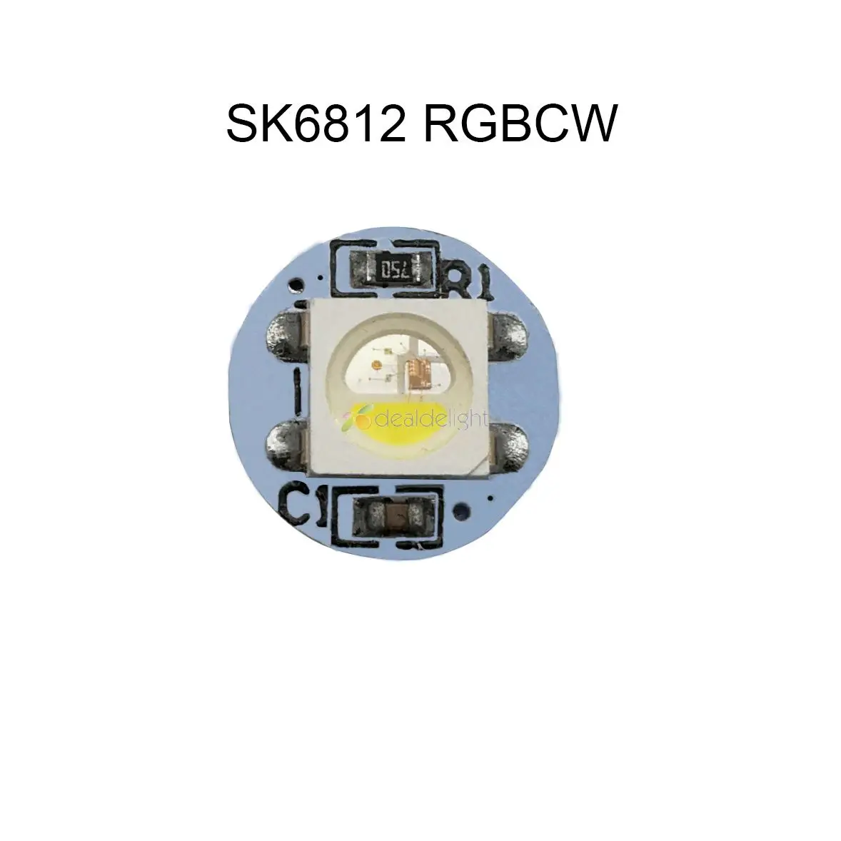 20-500pcs 5050 SMD WS2812B RGB SK6812 RGBW LED Chip Addressable With Mini PCB board (10mm*3mm) Heatsink Black White PCB DC5V