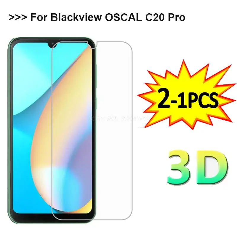 2-1PC Glass on Blackview A85 A80s Plus A52 90 70 BL5000 BV4900 s BV6600 e Pro Tempered Glass for Blackview Oscal C20 Pro C60 C80