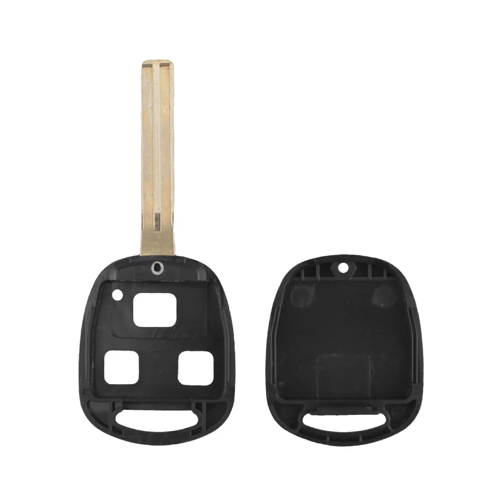 KEYYOU Remote Car Key Shell Case 3 Buttons For Toyota Avensis 2008 Celica RAV4 Prado Camry Corolla YARIS Land Cruiser Uncut