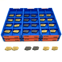 SP200 SP300 SP400 PC9030 NC3020 NC3030 Grooving Carbide Inserts Metal Lathe Tool CNC Turning Insert Parting and Grooving Inserts