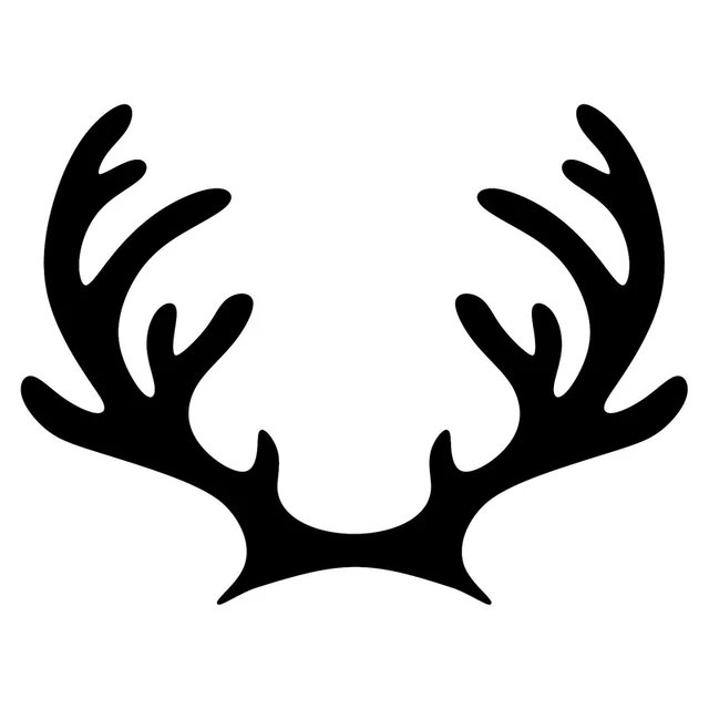 

Reindeer Antlers Funny Cartoon Vinyl Decals Car Sticker Accessories