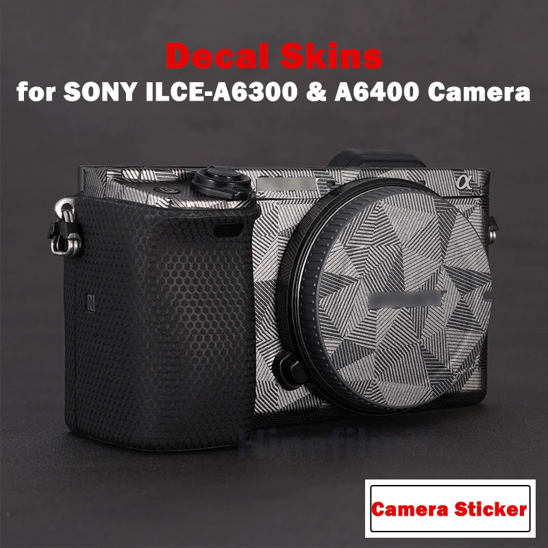 A6400 A6300 Camera Sticker Anti-scratch Cover Film Premium Decal Skin for Sony ILCE-A6300 & A6400 Camera Skin Decal Protector