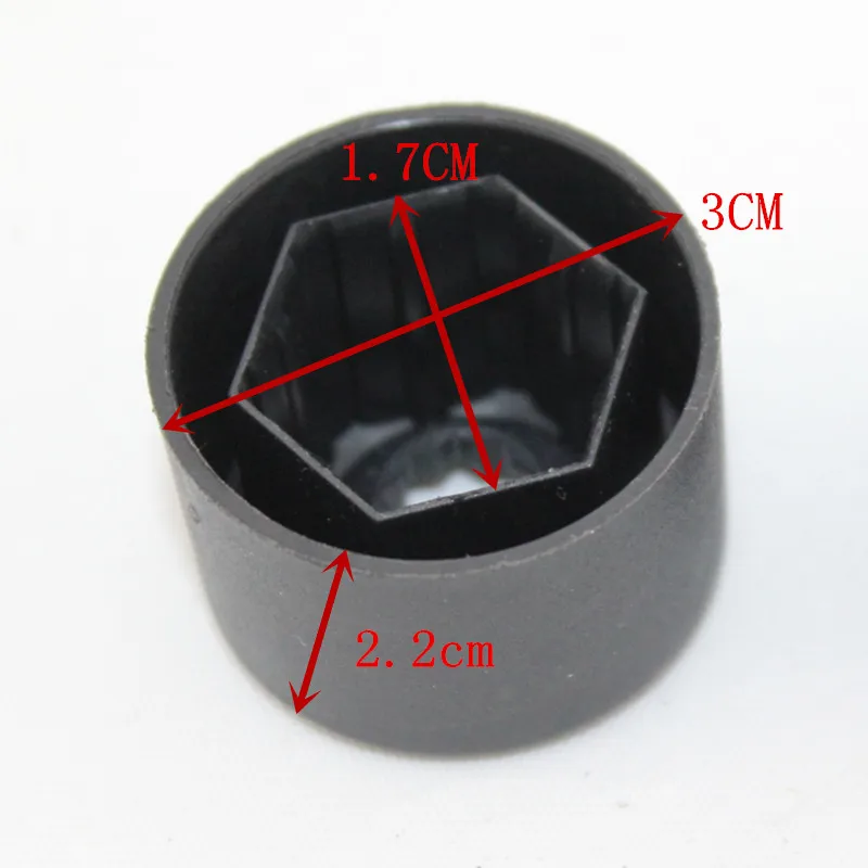 20 pcs 17mm car wheel nut Caps for Volkswagen Bora Sagitar Magotan Passat special Socket Auto cover bolt shaft bolt Rims protect