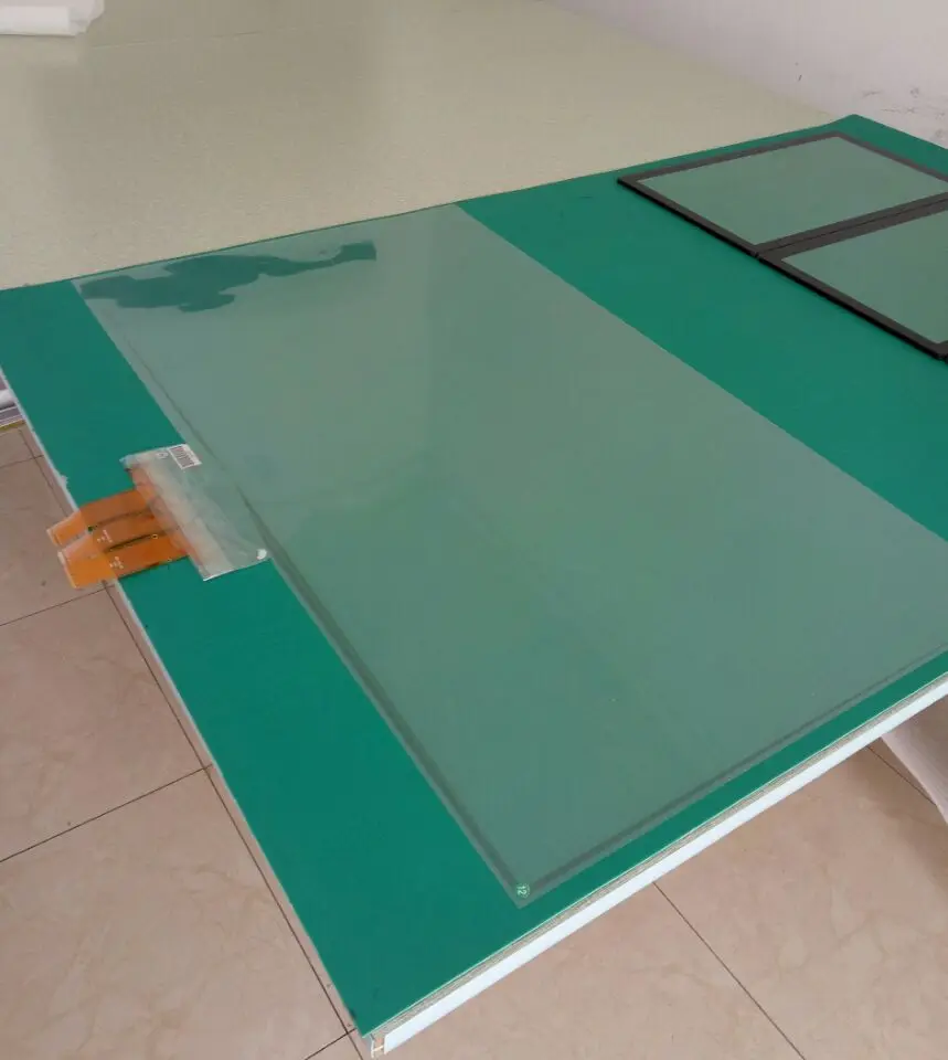 

Long side type 50 inch capacitive touch foil 20 points transparent usb touch film with FPC tails locates at bottom