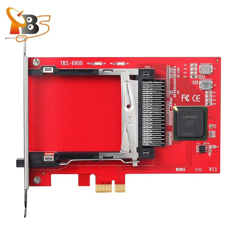 TBS6900 DVB Dual CI PCI-E Network Card With software TBSREMUX