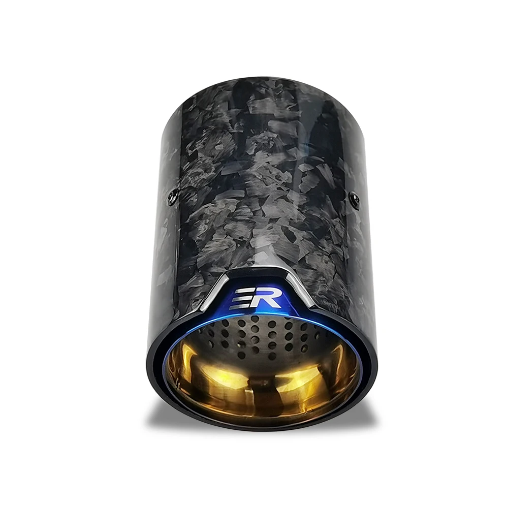 

1Piece New Upgrade Forged Carbon Fiber Fit for BMW M2 F87 M3 F80 M4 F82 F83 Exhaust Tip for M Performance Muffler Pipe Modified