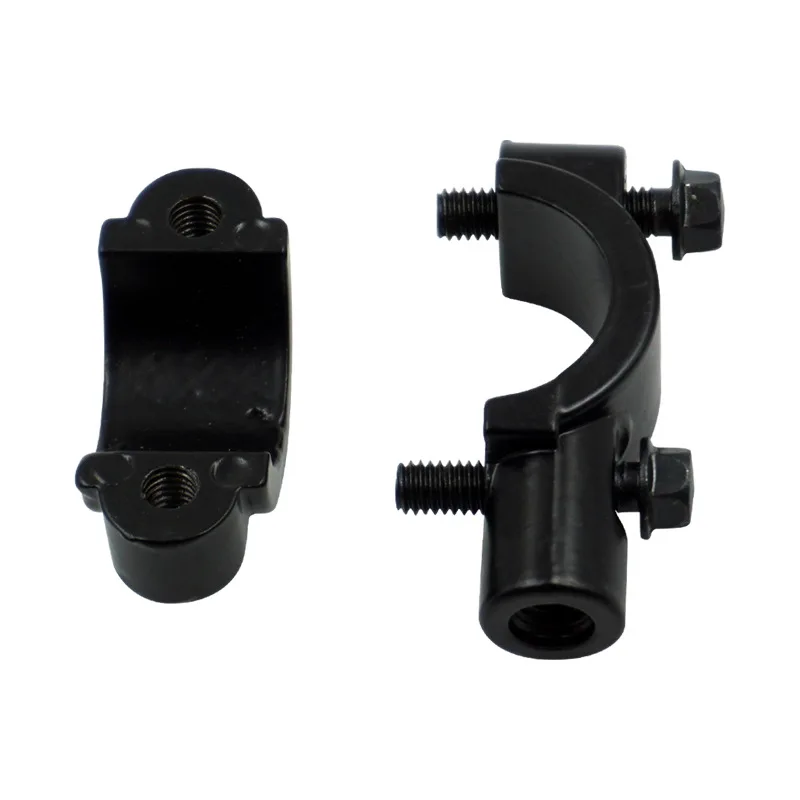 1pcs M8 M10 25mm Aluminum Motorcycle Rearview Handlebar Mirror Mount Holder Adapter Clamp Base Universal ATV Quad 4 Wheeler