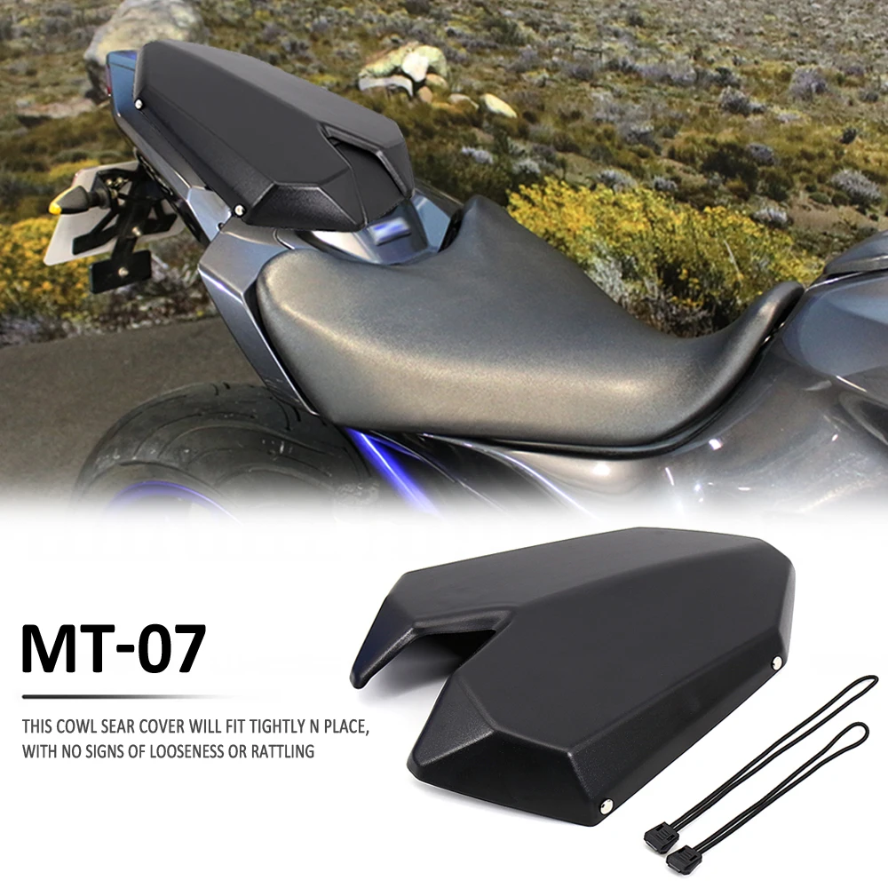 

Black Motorcycle Accessories For Yamaha FZ-07 MT-07 Rear Seat Cowl Fairing Tail Cover MT07 FZ07 2014 2015 2016 2017