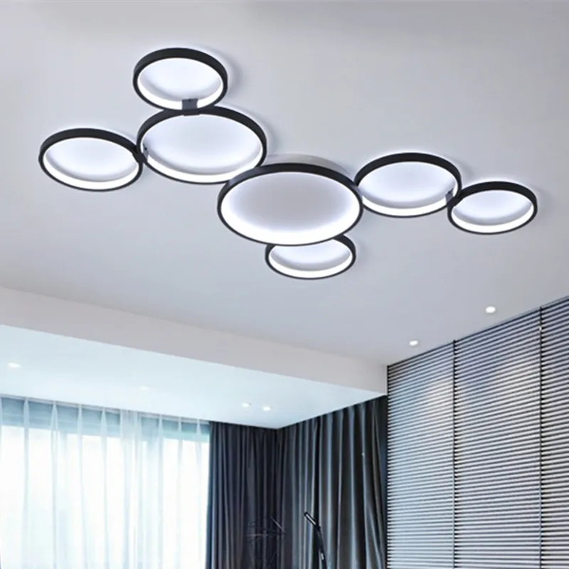 

modern Nordic led ceiling lamp living room study room remote control personality simple home creative ceiling lamp