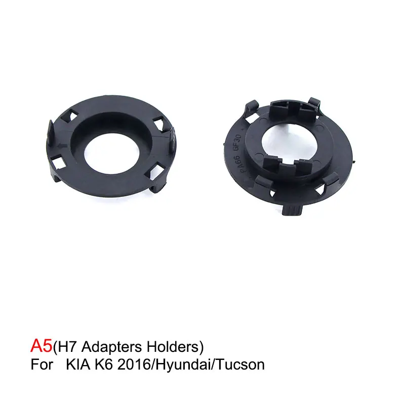 10Pcs H7 For LED Bulbs Headlight Holder Conversion Light Adapter Lamp Base For KIA K6 2016/Hyundai/Tucson