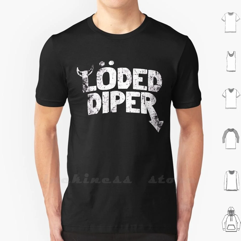 Loded Diper T Shirt Ringer Cotton Men Women Teenage Music Funny Cool Humor Loded Diper Rodrick Kid Wimpy Band Rock Rock And