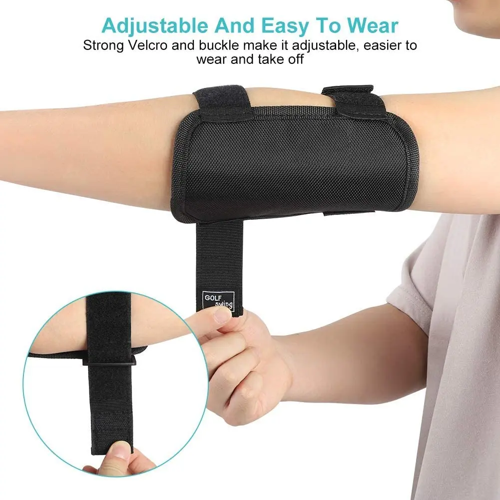 Golf Swing Training Aid Elbow Golf Swing Trainer Straight Arm Golf Training Aid with TIK-Tok Sound for Beginners Swing Trainers