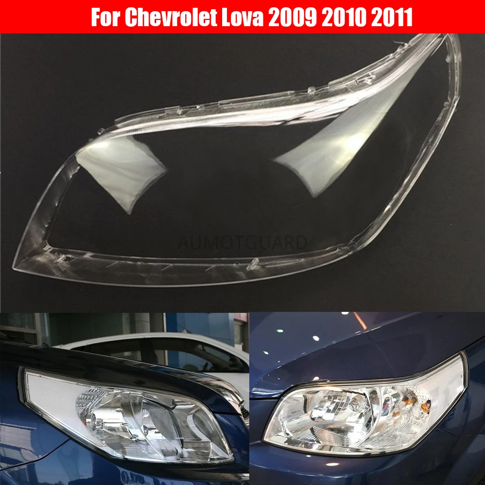 

Car Headlamp Lens For Chevrolet Lova 2009 2010 2011 Car Headlight Replacement Lens Auto Shell Cover