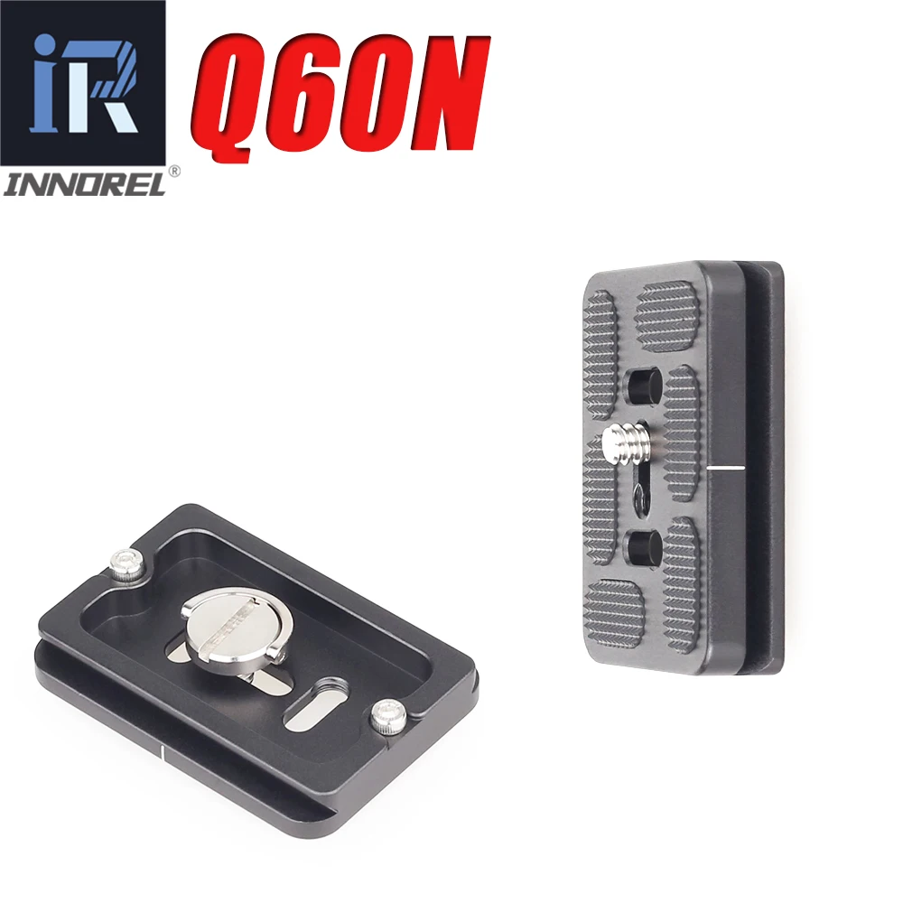 INNOREL Q50N/Q60N/Q70N Universal Quick Release QR Plate For Video Tripod Monopod Ballhead Compatible With Arca Swiss DSLR Camera