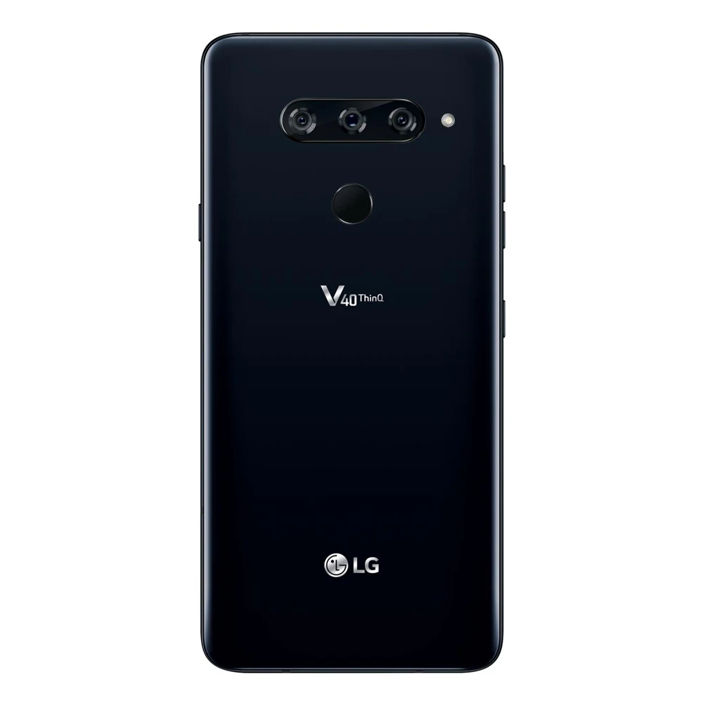 Celular LG V40 ThinQ original, 4G LTE, 6,4 '', 6GB de RAM, 64GB, 128GB ROM, 16MP Single ou Dual SIM, Impressão digital, V405UA, V405EBW