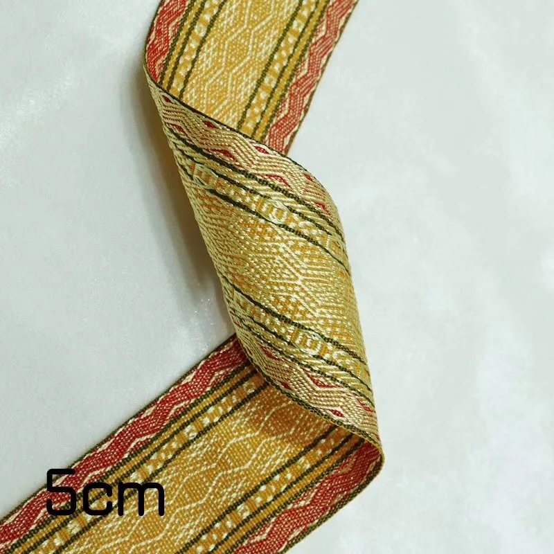 latest 5cm national style jacquard ribbon,jacquard webbing,9 colors available,XERY190926A