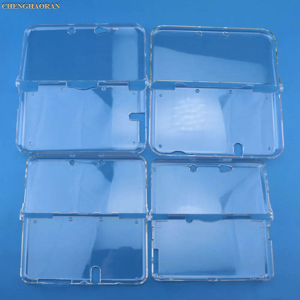 6models 1x In Bulk Lightweight Siamese Plastic Clear Crystal Protective Hard Shell Skin Case Cover For 3DS/New 3DS/New 3DS XL LL