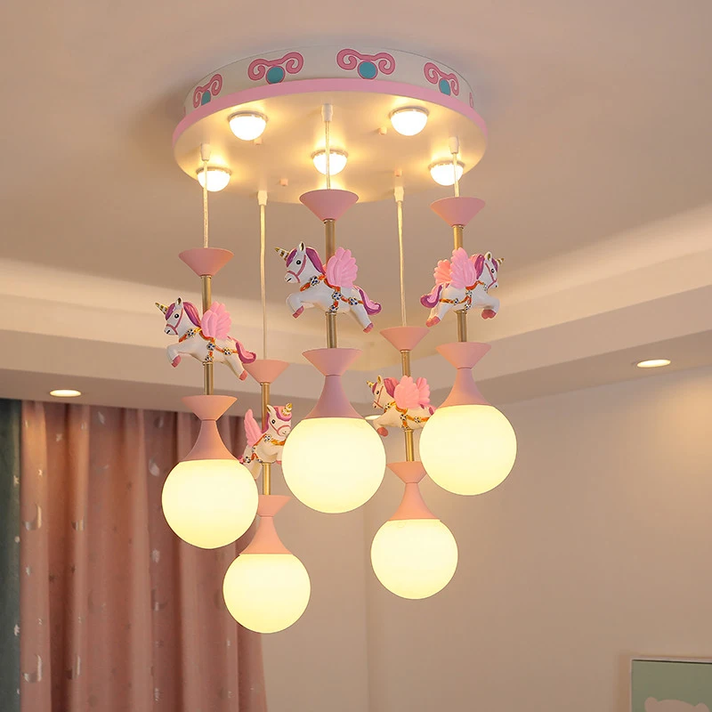 

Ceiling Light For Kids Room Hobbyhorse Led Cute Bedroom Lights For Girls Room Baby Room Girl Lamp Boys Bedroom Light Lighting